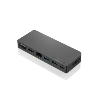 Lenovo 4X90S92381 nešiojamojo kompiuterio dokas / prievadų atkartotuvas Laidinis USB 3.2 Gen 1 (3.1 Gen 1) Type-C Pilka