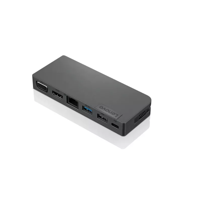 Lenovo 4X90S92381 nešiojamojo kompiuterio dokas / prievadų atkartotuvas Laidinis USB 3.2 Gen 1 (3.1 Gen 1) Type-C Pilka