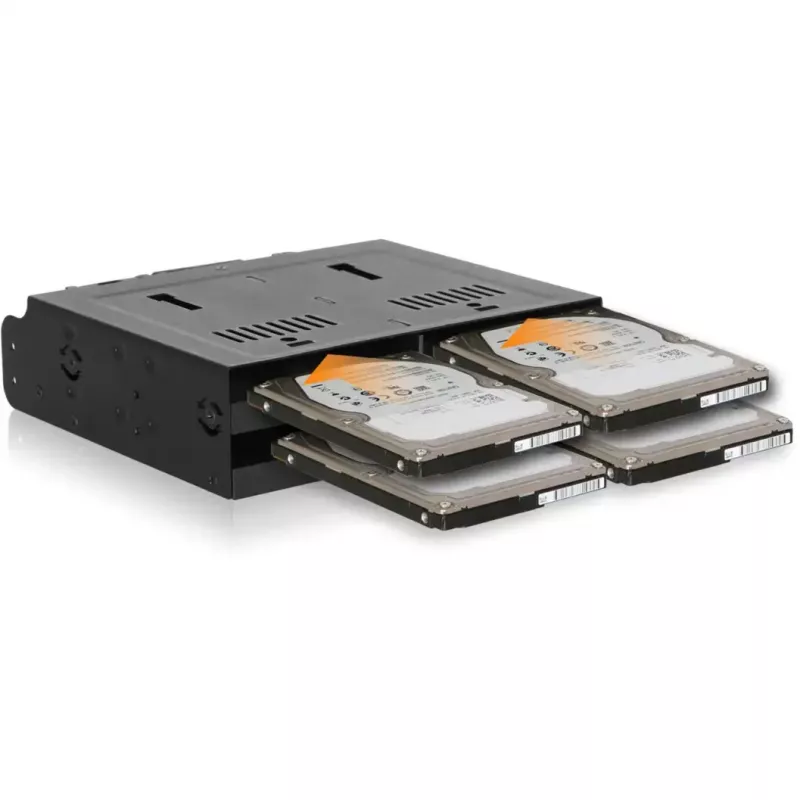 nuimamas rėmas icy dock MB014SP-B R1 juodas — 1x 3,5 colio SATA diskų dėžė, suderinamas su karštuoju keitimu