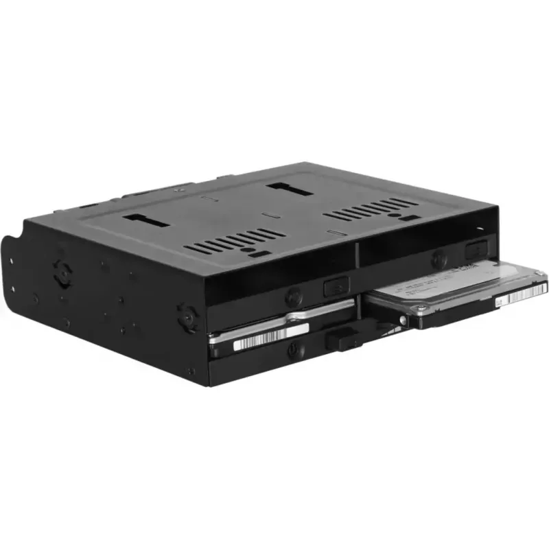 nuimamas rėmas icy dock MB014SP-B R1 juodas — 1x 3,5 colio SATA diskų dėžė, suderinamas su karštuoju keitimu
