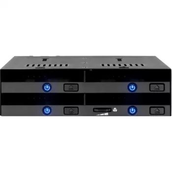 nuimamas rėmas icy dock MB014SP-B R1 juodas — 1x 3,5 colio SATA diskų dėžė, suderinamas su karštuoju keitimu