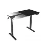 Aukštis reguliuojamas elektrinis stalas ICY BOX IB-EW122B-TT, juodas, 1400×700 mm, aukštis 630–1280 mm, 100 kg talpa