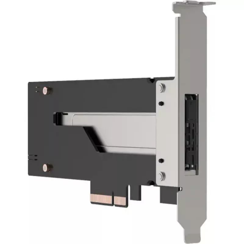 PCIe NVMe M.2 adapterio kortelė icy dock MB840M5P-B, juoda/sidabrinė