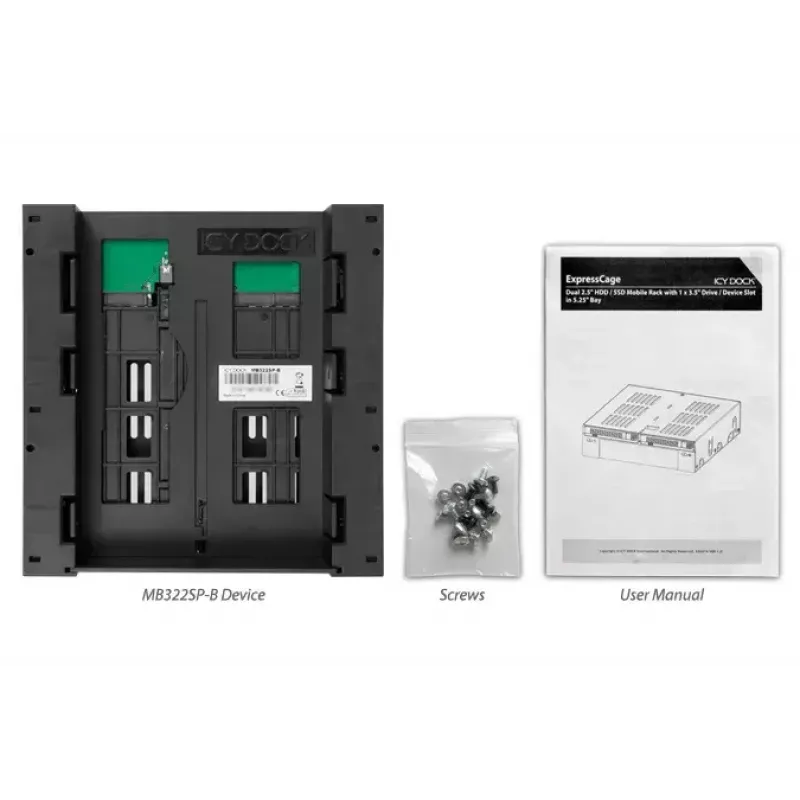 Drive Bay Panel Icy Dock MB322SP-B
