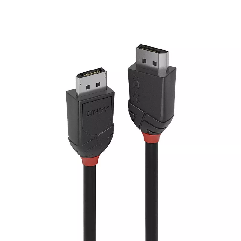 Lindy 1m DisplayPort 1.2 laidas, Juoda Line