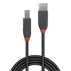 Lindy 5m USB 2.0 Type A to B kabelis, Anthra Line