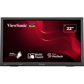Viewsonic TD2223-2 kompiuterio monitorius 55,9 cm (22 colių) 1920 x 1080 pikselių Full HD LCD jutiklinis ekranas Juodas