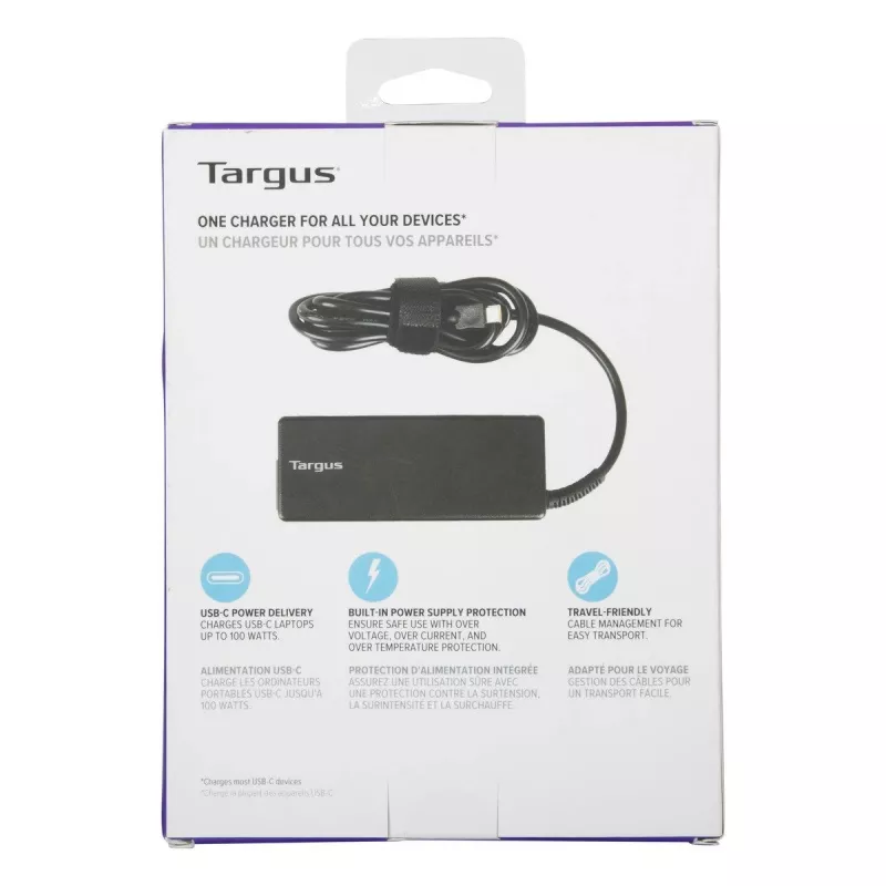 Targus APA108EU maitinimo adapteris Vidaus 100 W Juoda