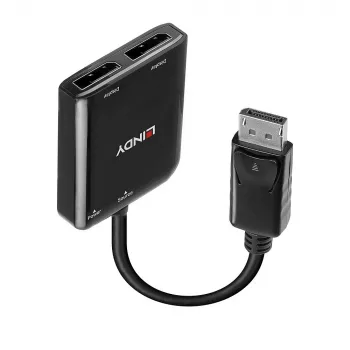 Lindy 38430 sąsajos šakotuvas DisplayPort 21600 Mbit/s juodas
