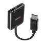 Lindy 38430 sąsajos šakotuvas DisplayPort 21600 Mbit/s juodas