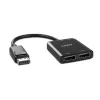 Lindy 38430 sąsajos šakotuvas DisplayPort 21600 Mbit/s juodas