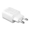 Vidinis įkroviklis Lindy 73413 — universalus AC 100–240 V, išėjimas 12 V 3 A, USB-A + USB-C, balta