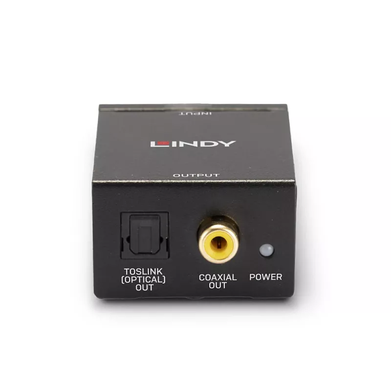 Phono į TosLink (optinį) ir bendraašį ADC Lindy 70309