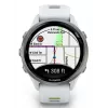Išmanusis laikrodis IFIT ICON Forerunner 970 — 1,4 colio (3,56 cm) AMOLED 454×454, GPS, Wi‑Fi, titano korpusas, silikoninis dirželis (balta/geltona), 56 g