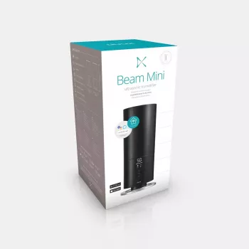 Drėkintuvas Duux Beam Mini 2 Ultrasonic — 3 L vandens bakelis, LED ekranas, juoda