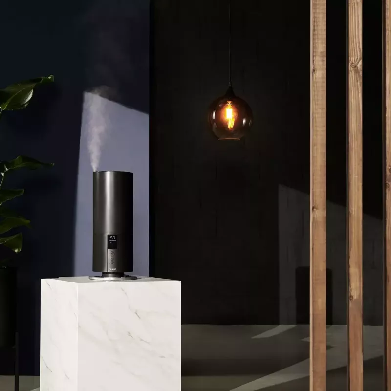 Drėkintuvas Duux Beam Mini 2 Ultrasonic — 3 L vandens bakelis, LED ekranas, juoda