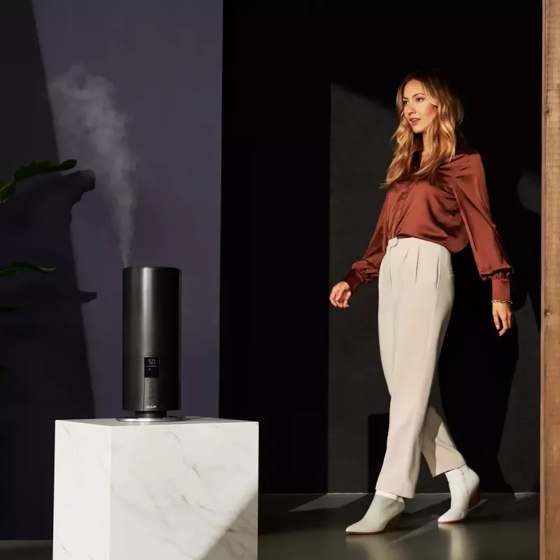 Drėkintuvas Duux Beam Mini 2 Ultrasonic — 3 L vandens bakelis, LED ekranas, juoda