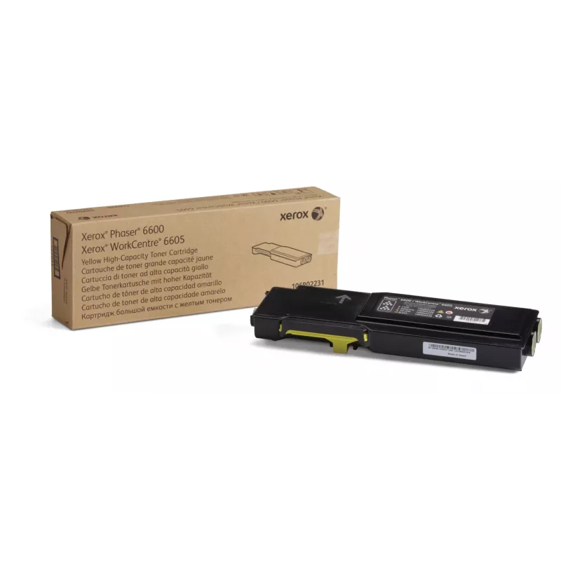 Xerox Genuine Phaser™ 6600, WorkCentre™ 6605 geltona tonerio kasetė