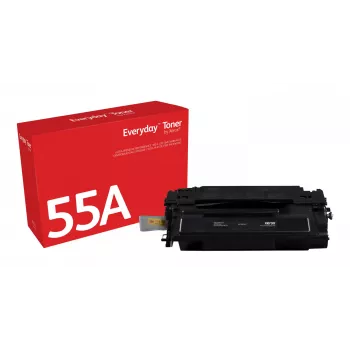 „Everyday™“ juodas dažų miltelių kasetė, suderinama su HP 55A (CE255A), standartinės talpos, pagaminta „Xerox“
