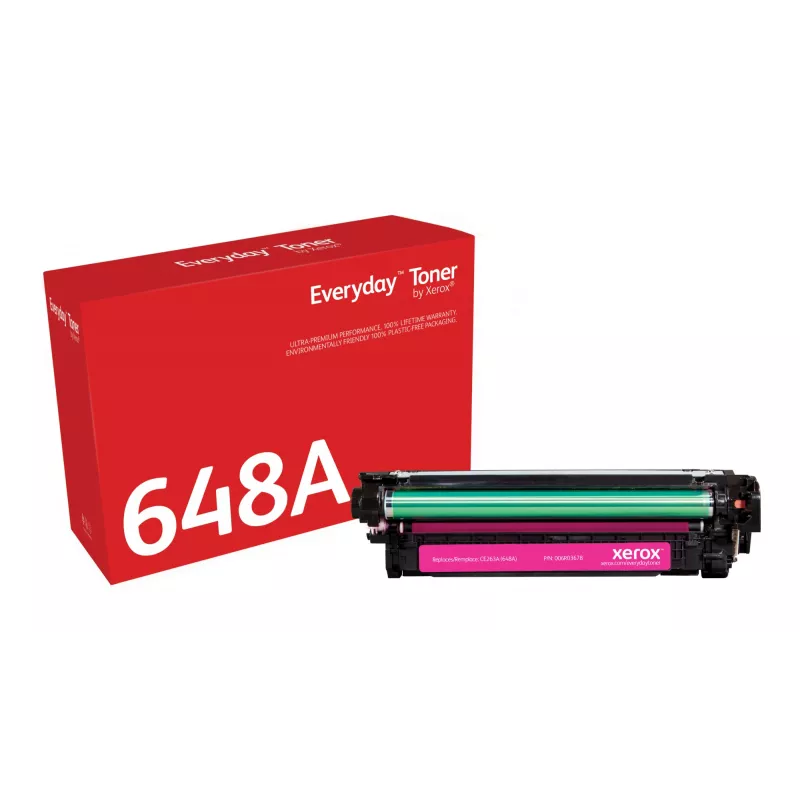 Everyday™ Magenta Toner by Xerox Suderinama with HP 648A (CE263A), Standard capacity