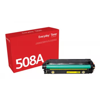 Everyday™ geltonas dažiklis, sukurtas Xerox, suderinamas su HP 508A (CF362A), standartinės talpos