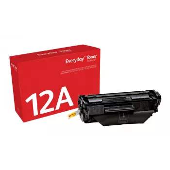 Everyday™ juodas dažiklis, suderinamas su HP 12A (Q2612A), standartinės talpos