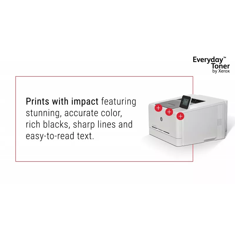 „Everyday™“ juodas dažų miltelių kasetė, pagaminta „Xerox“, suderinama su HP 64X (CC364X), didelės talpos