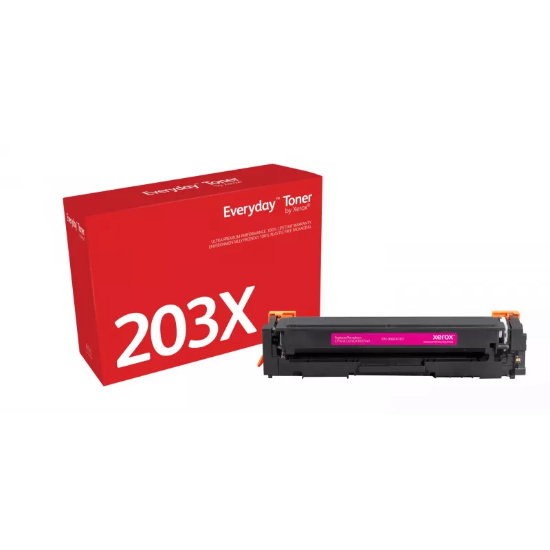 Everyday™ Magenta Toner by Xerox suderinamas su HP 203X (CF543X), didelės talpos