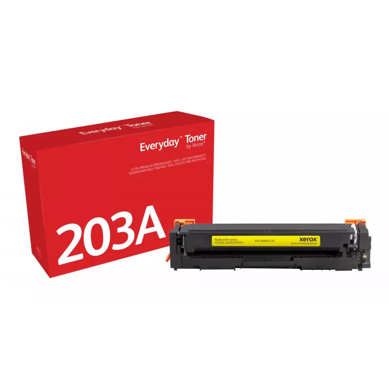 „Everyday™“ geltonas dažiklis, sukurtas „Xerox“, suderinamas su HP 203A (CF542A), standartinės talpos