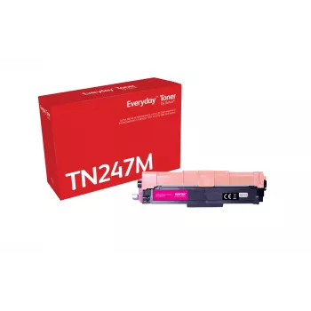 Everyday™ Magenta Toner by Xerox suderinamas su Brother TN247M, didelės talpos