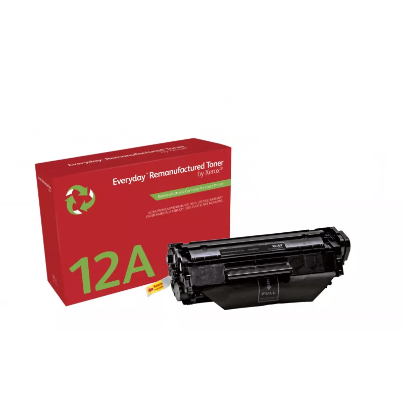 Everyday™ Mono perdirbtas „Xerox“ dažiklis, suderinamas su HP 12A (Q2612A), standartinės talpos