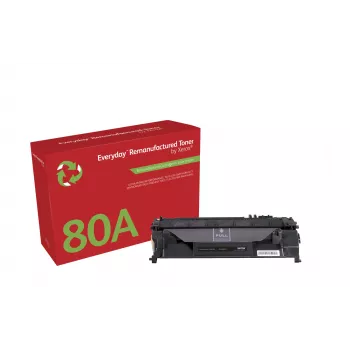 Everyday™ vienspalvis regeneruotas dažų kasetė, Xerox, suderinama su HP 80A (CF280A), standartinės talpos