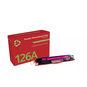 Everyday™ Magenta perdirbtas „Xerox“ dažų miltelių kasetė, suderinama su HP 126A (CE313A), standartinė talpa
