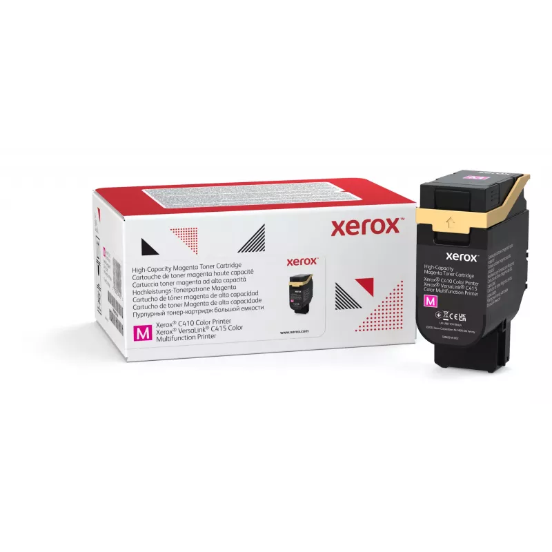 Xerox Genuine ® C410 Color Printer/VersaLink® C415 Color Multifunction Printer Magenta High capacity tonerio kasetė (7000 puslapių) - 006R04687
