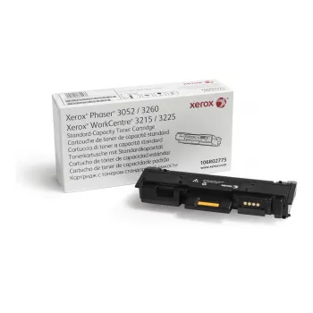 Xerox Genuine Phaser® 3052/3260, WorkCentre® 3215/3225 juodos spalvos standartinės talpos dažų kasetė (1500 puslapių) - 106R02775