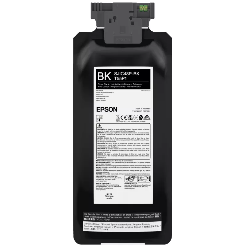 Epson SJIC48P-BK rašalo kasetė 1 vnt. Originali juoda