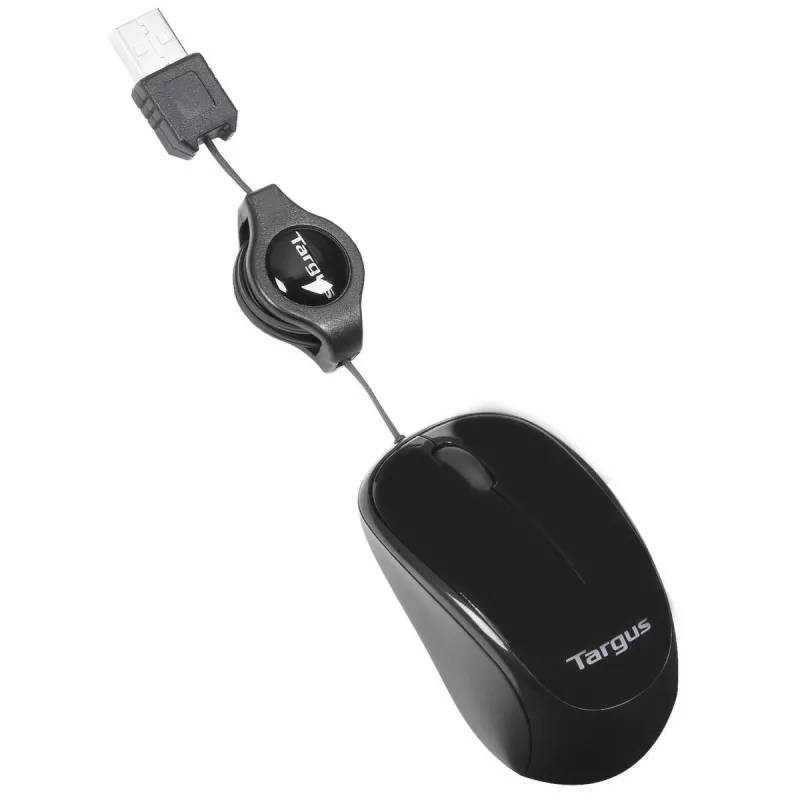 Targus AMU75EU pelė Kelioninė Abiem rankoms tinkama USB Type-A Blue Trace 1000 DPI