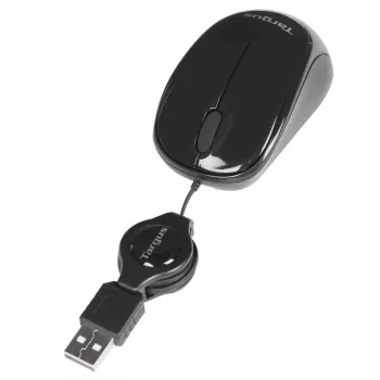Targus AMU75EU pelė Kelioninė Abiem rankoms tinkama USB Type-A Blue Trace 1000 DPI