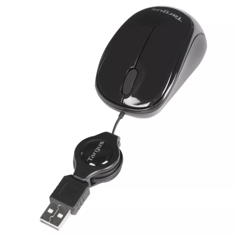 Targus AMU75EU pelė Kelioninė Abiem rankoms tinkama USB Type-A Blue Trace 1000 DPI