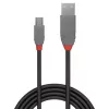 Lindy 3m USB 2.0 Type A į Mini-B kabelis, Anthra Line
