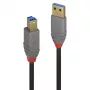 Lindy 3 m USB 3.2 Type A į B kabelis, 5 Gbps, Anthra Line
