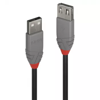 Lindy 5 m USB 2.0 Type A ilginimo laidas, Anthra Line