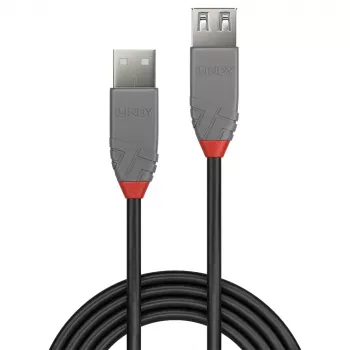 Lindy 5 m USB 2.0 Type A ilginimo laidas, Anthra Line