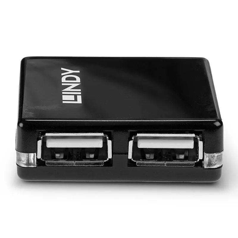 USB šakotuvas Lindy 4 prievadų USB 2.0 mini šakotuvas