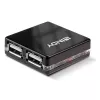 USB šakotuvas Lindy 4 prievadų USB 2.0 mini šakotuvas