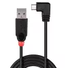 „Lindy“ 1 m USB 2.0 laidas – A tipo į „Micro-B“ laidą, 90 laipsnių stačiu kampu