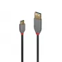 „Lindy“ 1 m USB 2.0 Type A į C laidas, „Anthra Line“