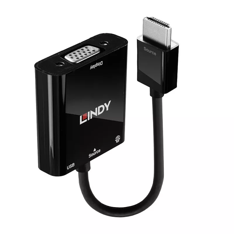 HDMI į VGA ir garso keitiklis Lindy 38285