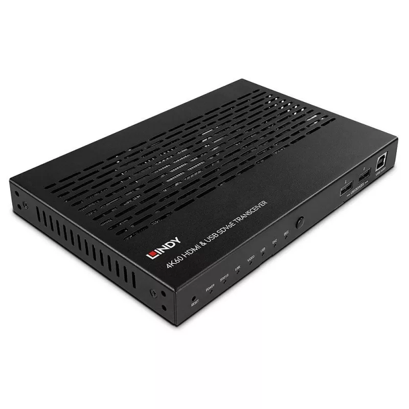 AV siųstuvas-imtuvas Lindy 4K60 HDMI ir USB SDVoE