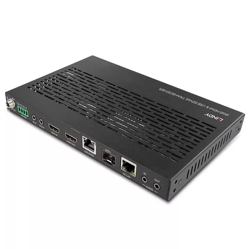 AV siųstuvas-imtuvas Lindy 4K60 HDMI ir USB SDVoE
